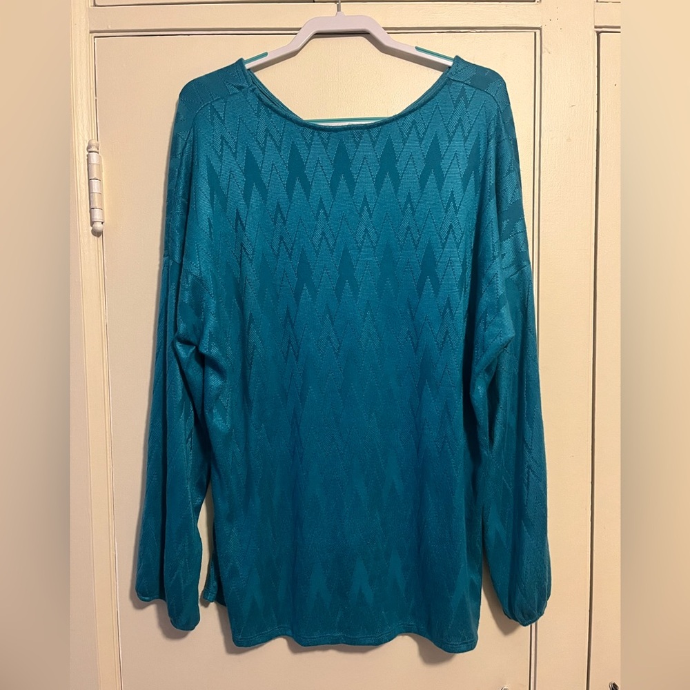 Teal Long Sleeve Top